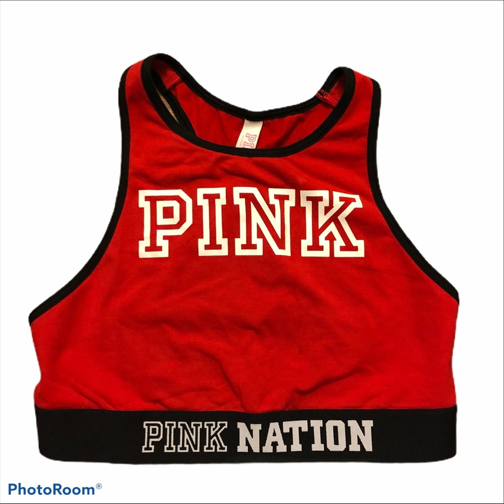 Victoria’s Secret PINK red sports bra